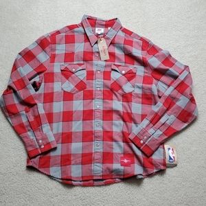 Levi's Houston Rockets Long Sleeve Button'Up Shirt